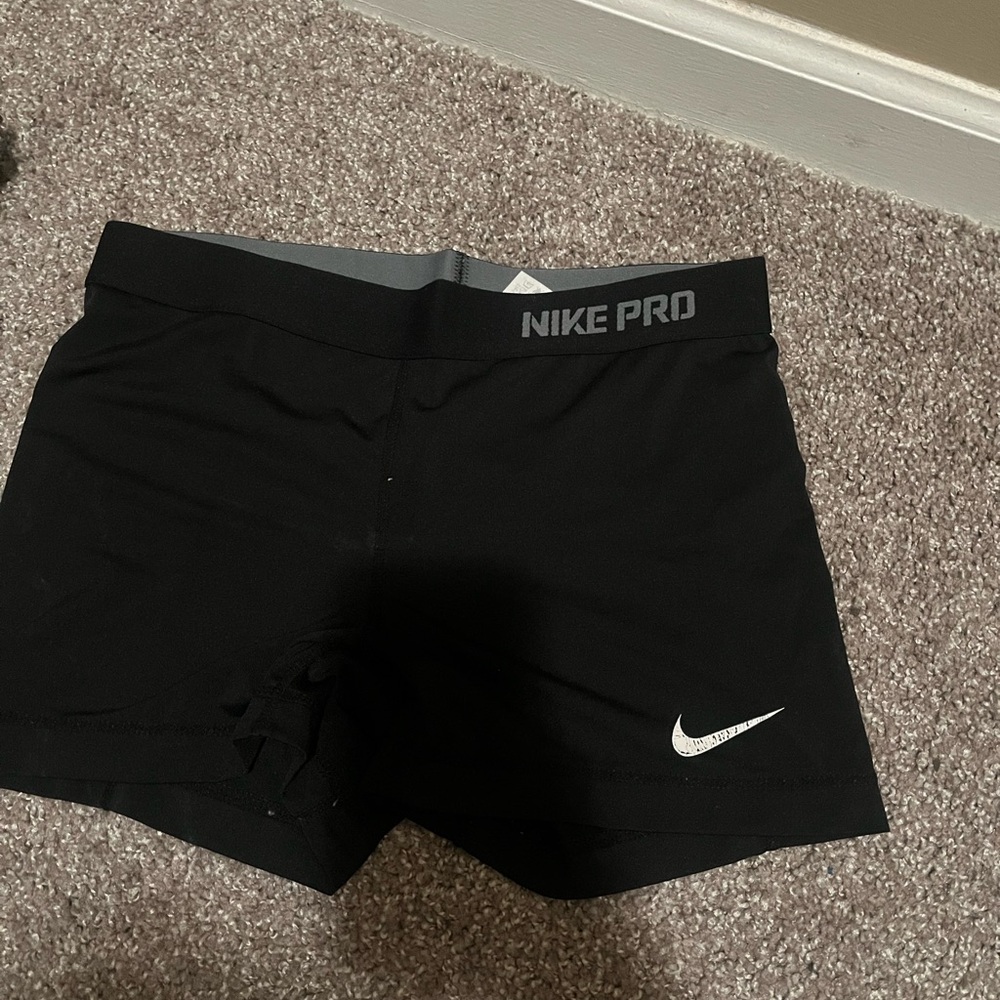 Nike Black Athletic Spandex with Logo